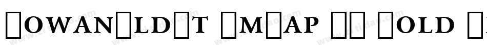 IowanOldSt SmCap BT Bold Small Cap字体转换